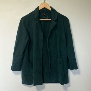 J. Crew 365 Women's Green Knit Blazer Jacket